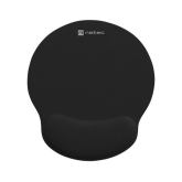 Kit Mouse Pad + Wrist Pad Natec by Genesis Chipmunk 2-in-1, Black