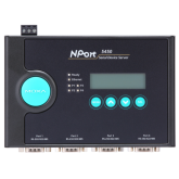 Convertor Media Moxa NPORT 5450I/EU 100 Mbps, RS232/422/485 - RJ45