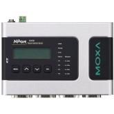 Convertor Media Moxa NPORT 6450-T 100 Mbps, RS232/422/485 - RJ45