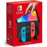 Consola Nintendo Switch OLED, Neon Blue/Neon Red Joycon, Black