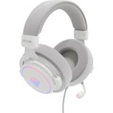 Casti cu microfon Genesis Neon 764, USB, White