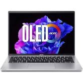 Laptop Acer Swift Go 14 SFG14-71 OLED, Intel Core i7-13700H, 14inch, RAM 16GB, SSD 1TB, Intel Iris Xe Graphics, No OS, Silver