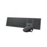 Kit Wireless Tastatura Natec by Genesis Octopus - Tastatura, USB Wireless/Bluetooth, Black + Mouse Optic, USB Wireless/Bluetooth, Black