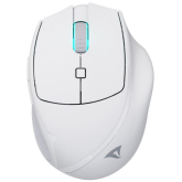 Mouse Optic Sharkoon OfficePal M25W, USB / USB Wireless, White