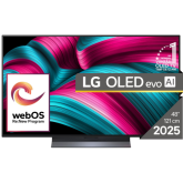Televizor OLED LG Smart OLED48C51LA Seria evo AI C5, 48 inch, Ultra HD 4K, Black