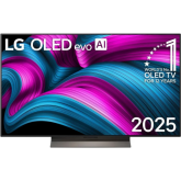 Televizor OLED LG Smart OLED48C5ELB Seria evo AI C5E, 48 inch, Ultra HD 4K, Black