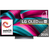 Televizor OLED LG Smart OLED55C51LA Seria evo AI C5, 55 inch, Ultra HD 4K, Black
