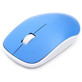 Mouse Optic Omega OM0420WBL, USB Wireless, Blue-White