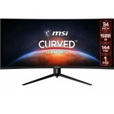 Monitor LED Curbat MSI Optix MAG342CQR, 34inch, 3440x1440, 1ms, Black