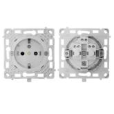 Priza Ajax OutletCore (basic) type F, 1 x Schuko, White