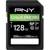 Memory Card SDXC PNY EliteX-PRO90, 128GB, Class 10, UHS-II U3, V90