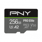 Memory Card microSDXC PNY Pro Elite 256GB, Class 10, UHS-I U3, V30, A2 + Adaptor SD