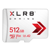 Memory Card microSDXC PNY XLR8 Gaming 512GB, Class 10, UHS-I U3, V30, A2