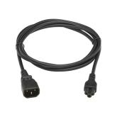 Cablu de alimentare Eaton P014-02M-EU, C14 - C5, 2 m, Black