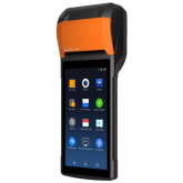 Terminal mobil SUNMI V2s Plus, 2D, 6.22inch, BT, Wi-Fi, 4G, NFC, GPS, Black-Orange