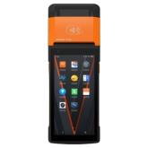 Terminal mobil SUNMI V2s T5940, 5.5inch, BT, Wi-Fi, 4G, NFC, GPS, Android 11, Black-Orange