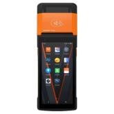 Terminal mobil SUNMI V2s T5940, 2D, 5.5inch, BT, Wi-Fi, NFC, 4G, Android 11, Black-Orange