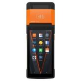 Terminal mobil SUNMI V2s T5940, 5.5inch, BT, Wi-Fi, 4G, Android 12 Go, Black-Orange