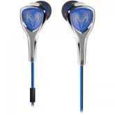 Casti cu microfon Somic In-Ear P1, 3.5mm jack, Blue