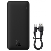 Baterie portabila Baseus Airpow, 20000mAh, 1 x USB-C, 1 x USB, Black