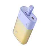 Baterie portabila Baseus Popsicle, 5200mAh, 1 x Lightning, Purple