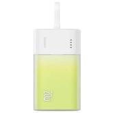 Baterie portabila Baseus Popsicle, 5200mAh, 1 x Lightning, Yellow