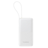 Baterie portabila Baseus Bipow 2, 10000 mAh, 1 x USB-A, 1 x USB-C, White