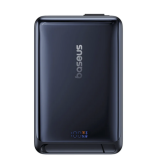 Baterie portabila Baseus Nomos Qi2 Kickstand, 1 x USB-C, 10000 mAh, Black