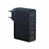 Incarcator retea Baseus GaN5, 2 x USB-C, 2 x USB, 100W, Gray