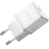 Incarcator retea Baseus Palm, 1 x USB-C, 20 W, White