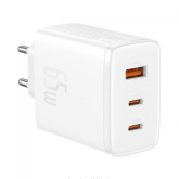 Incarcator retea Baseus Cube Pro, 1x USB, 2x USB-C, 65W, White