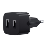 Incarcator retea Baseus, 2 x USB-A, Black