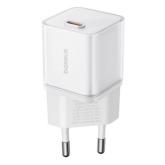 Incarcator retea Baseus GaN5S, 1 x USB-C, 30W, White