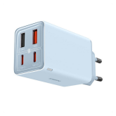 Incarcator retea Baseus GaN6 Pro, 2 x USB-C, 2 x USB-A, 65W, Blue