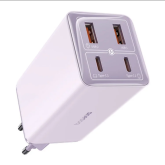 Incarcator retea Baseus GaN6 Pro, 2x USB, 2x USB-C, 65W, Purple