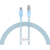 Cablu de date Baseus P10319703311-00, USB-C male - USB-C male, 1 m, Blue