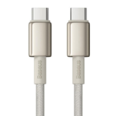 Cablu de date Baseus Tungsten, USB-C male - USB-C male, 2 m, Gold