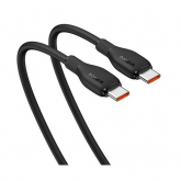 Cablu de date Baseus P10355702111-01, USB-C male - USB-C male, 2m, Black
