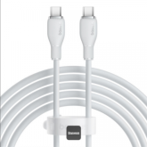 Cablu de date Baseus P10355702221-B1, USB-C male - USB-C male, 1.2m, White