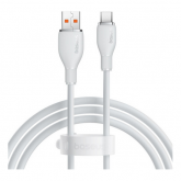 Cablu de date Baseus P10355703221-00, USB-A male - USB-C male, 1.2m, White