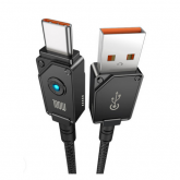 Cablu de date Baseus P10355801111-00, USB-A male - USB-C male, 1m, Black