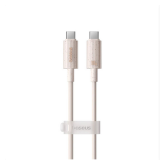 Cablu de date Baseus Habitat Series, USB-C male -  USB-C male, 1m, Pink
