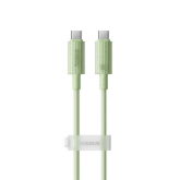 Cablu de date Baseus Habitat Series, USB-C male - USB-C male, 1m, Green