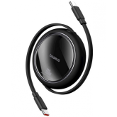 Cablu de date Baseus Free2Draw Mini, USB-C male - USB-C male, 1m, Black