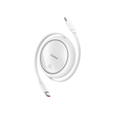 Cablu de date Baseus Free2Pull Mini, USB-C male - USB-C male, 1m, White