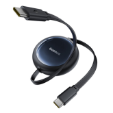 Cablu de date Baseus Nomos, USB-C male - USB-C male, 1.5m, Black