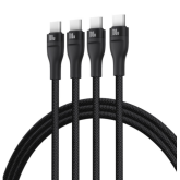 Cablu de date Baseus P10377503111-00, USB-C male - USB-C male, 1.5 m, Black