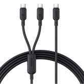 Cablu de date Baseus Pudding, 2 x USB-C - USB-C, 1.5 m, Black