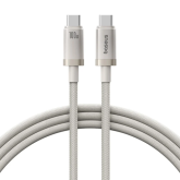Cablu de date Baseus Titanium, USB-C male - USB-C male, 1m, Silver