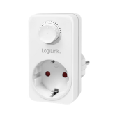Priza Logilink PA0151, 1 x Schuko, White